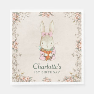Verjaardagsservetjes Somebunny is Turning One Servet