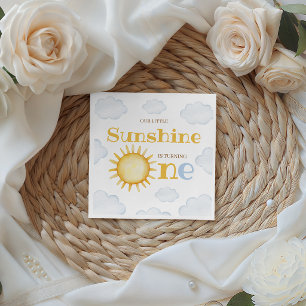 Verjaardagsservetten Little Sunshine Servet