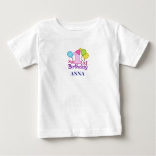 Verjaardagsshirt 1e verjaardag