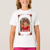 Verjaardagsshirt meisje leeftijd 4 t-shirt (Voorkant)