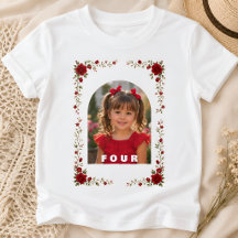 Verjaardagsshirt meisje leeftijd 4