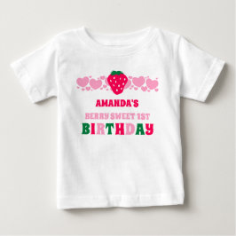 Verjaardagsshirt voor gasten voor de eerste verjaa