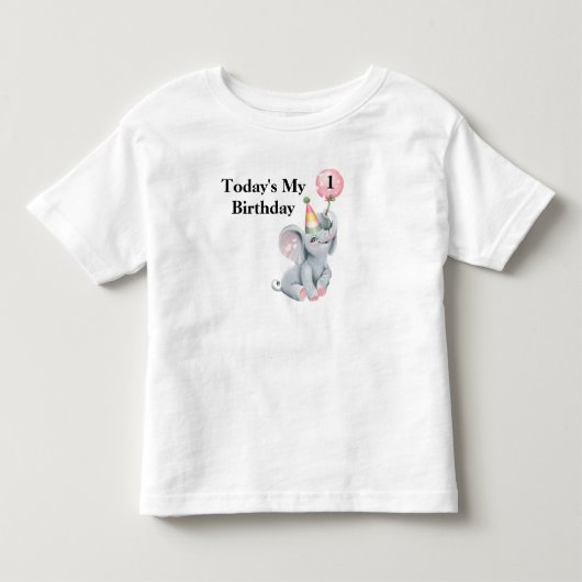 Verjaardagsshirts voor peuters - Vandaag Ben Ik Ja Kinder Shirts (Voorkant)