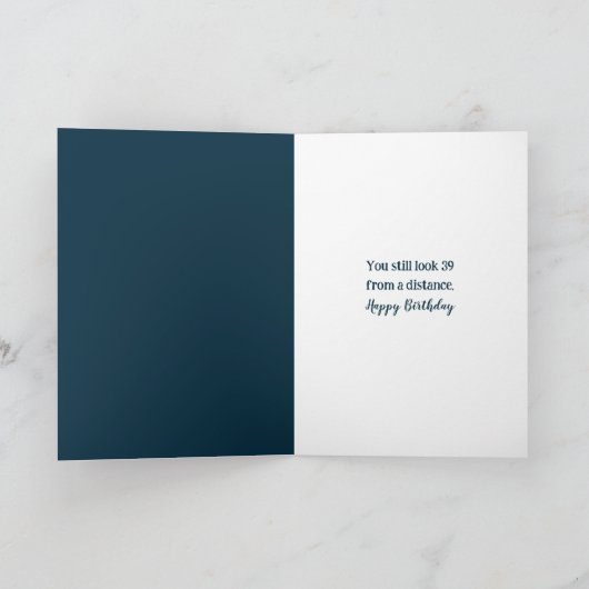 Verjaardagsskelet Gevist in een houten roeiboot Kaart (Binnen)