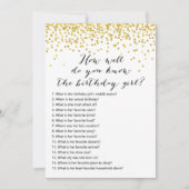 Verjaardagsspellen x2 - telefoon spel | Wie weet Kaart (Voorkant)