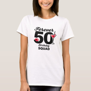 VerjaardagsSquad Voor Altijd 50 T-shirt