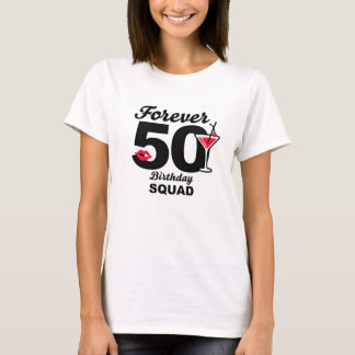 VerjaardagsSquad Voor Altijd 50 T-shirt