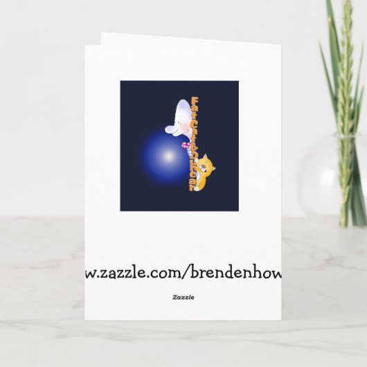 Verjaardagsstap pa kaart (Achterkant)