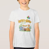 Verjaardagsstemming Geactiveerd Tri-Blend Shirt (Voorkant)