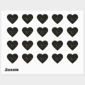 Verjaardagssticker 28 februari hart sticker (Vel)