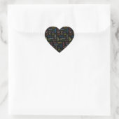 Verjaardagssticker 30 maart hart sticker (Tas)
