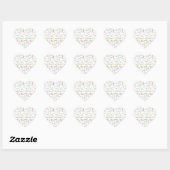 Verjaardagssticker 3 februari hart sticker (Vel)
