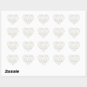 Verjaardagssticker 5 februari hart sticker (Vel)