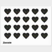 Verjaardagssticker 5 juni hart sticker (Vel)