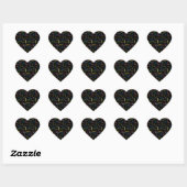 Verjaardagssticker 7 juni hart sticker (Vel)