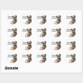 Verjaardagssticker Ronde Sticker (Vel)