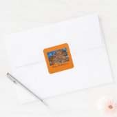 Verjaardagssticker voor jou vierkante sticker (Envelop)