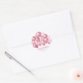 Verjaardagsstickers Ronde Sticker (Envelop)