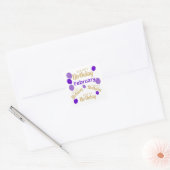Verjaardagsstickers voor februari vierkante sticker (Envelop)