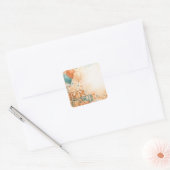 Verjaardagsstickersheets Vierkante Sticker (Envelop)