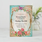  verjaardagsstijl kaart (Staand voorkant)