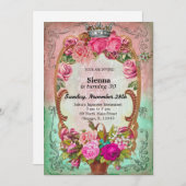  verjaardagsstijl kaart (Voorkant / Achterkant)