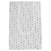 Verjaardagsstok figuur meisje met haar en glazen medium cadeauzakje (Achterkant)