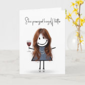 Verjaardagsstok figuur meisje met Sneakers Kaart (Gele Bloem)