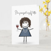 Verjaardagsstok figuur meisje met Sneakers Kaart (Gele Bloem)