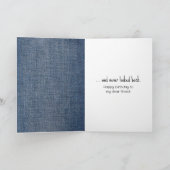 Verjaardagsstok figuur meisje met Sneakers Kaart (Binnen)