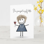 Verjaardagsstok figuur meisje met Sneakers Kaart (Gele Bloem)