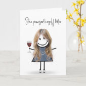 Verjaardagsstok figuur meisje met Sneakers Kaart (Gele Bloem)