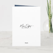 Verjaardagsstok figuur meisje met wijn en kat kaart (Achterkant)