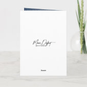 Verjaardagsstok figuur meisje met wijn en kat kaart (Achterkant)