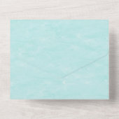 Verjaardagsstrandfeest in één uitnodiging (Achterkant)