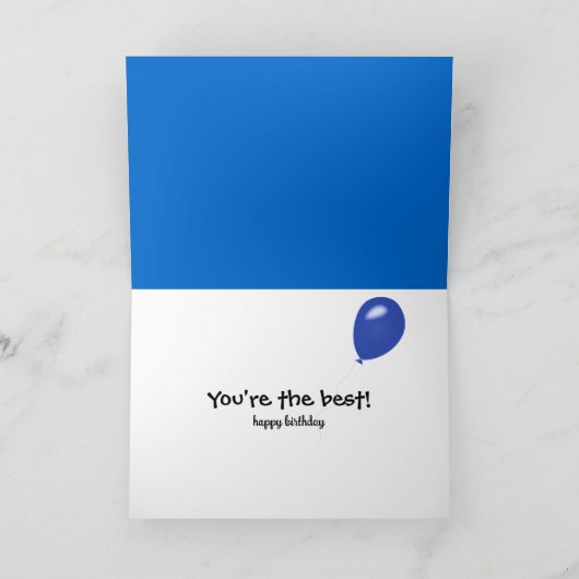 Verjaardagsstukken voor vrienden kaart (Binnen)