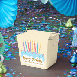 Verjaardagstaart Aangepaste Kantoorfeest Geluk Bedankdoosjes
