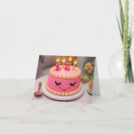 Verjaardagstaart aankondiging