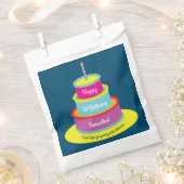 verjaardagstaart bedankzakje (Geknipt)