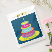 verjaardagstaart bedankzakje (Gezegeld)