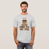 Verjaardagstaart Bliss Design T-shirt (Voorkant volledig)