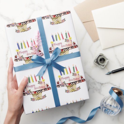 Verjaardagstaart Cadeaupapier (Geschenken)