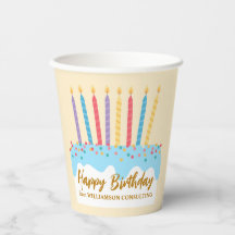 Verjaardagstaart Chic Aangepaste Kantoorfeest