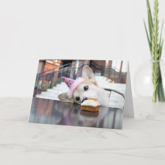 Verjaardagstaart Corgi Kaart