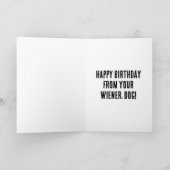 Verjaardagstaart dachshond puppy wiener dog kaart (Binnen)