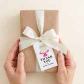 Verjaardagstaart Dank u Cadeau Label Cadeaulabel