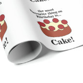 Verjaardagstaart Feest Cadeaupapier (Rol Hoek)