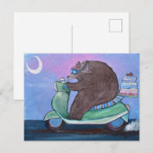 Verjaardagstaart grap postkaart (Voorkant / Achterkant)