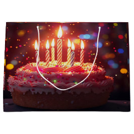 VERJAARDAGSTAART GROOT CADEAUZAKJE
