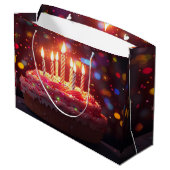 VERJAARDAGSTAART GROOT CADEAUZAKJE (Achterkant Gekanteld)